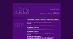 Desktop Screenshot of hiladosaltex.com.ar